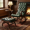 Rocking Chair with Stool