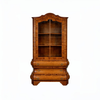 Victorian Curved Glass Display Cabinet