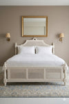 Upholstered Cane Bed
