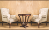 The Imperial Damask Wing Chairs