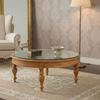 Round Glass Top Coffee Center Table