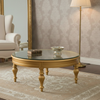Round Glass Top Coffee Center Table