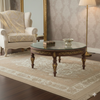 Round Glass Top Coffee Center Table