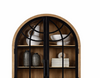 Arched Metal Frame Display Cabinet