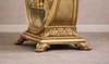 Carved Oval Glass Display Cabinet