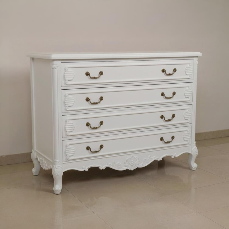 Serene Teak Drawer Chest