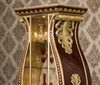 Ornate Curved Glass Display Cabinet