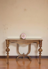 Scroll Wooden Console Table