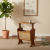 Cane Accent Side Table