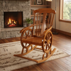Handcrafted Wooden Rocking Chair