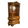 Victorian Curved Glass Display Cabinet