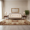 Carved Upholstered Sofa