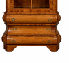 Victorian Curved Glass Display Cabinet