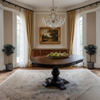 Grand Oval Pedestal Dining Table