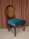 Cane-Back Accent Chair