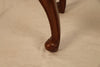 Wooden Side Table with Glass Top