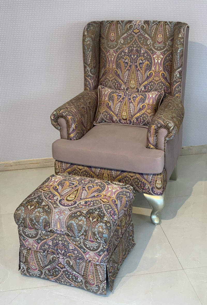 Arden Wingback Lounge Chair