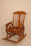 Handcrafted Wooden Rocking Chair