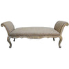 Lumière Upholstered Chaise Bench