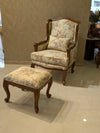 Floral Haven Lounge Chair