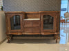 Wooden Glass Door Sideboard Cabinet