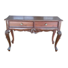 Carved Wooden Console Table