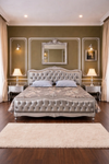 Emerald Tufted Panel Bed