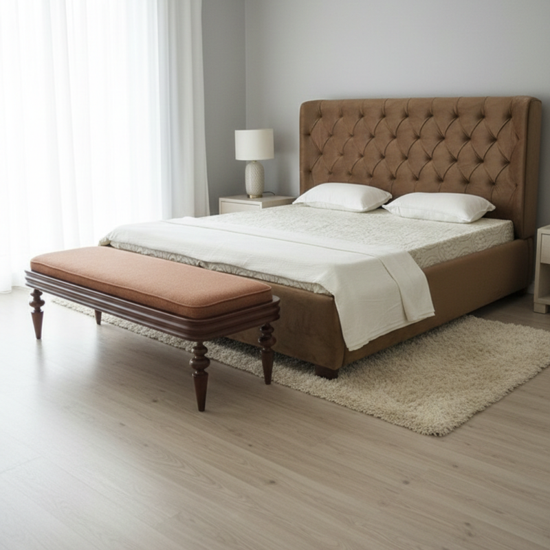 Luxe Tuft Bench