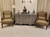 The Loire Serpentine Credenza and Bergère