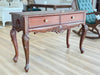 Carved Wooden Console Table