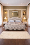 Emerald Tufted Panel Bed