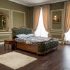 Emerald Tufted Panel Bed