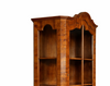 Victorian Curved Glass Display Cabinet