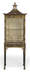 Chinoiserie Pagoda Vitrine Cabinet