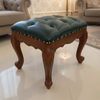 Ivory Scroll Stool