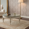 Round Glass Top Coffee Center Table