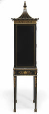 Chinoiserie Pagoda Vitrine Cabinet